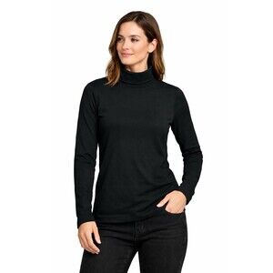 H&M Women Black Turtleneck Long Sleeve Stretch Top XS Minimalist Slim Fit Shirt